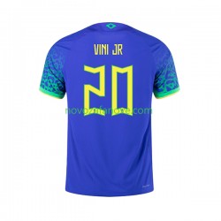 Nogometni Dres Brazil Vinicius Junior 20 Muški Gostujući Svjetsko prvenstvo 2022 Kratkih Rukava