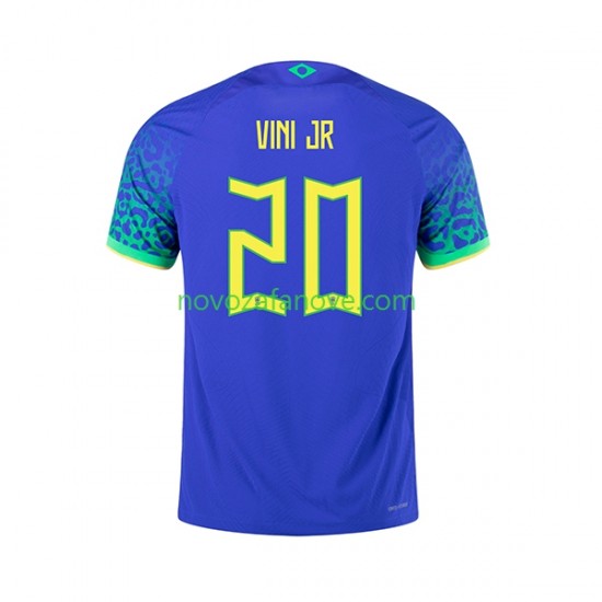 Nogometni Dres Brazil Vinicius Junior 20 Muški Gostujući Svjetsko prvenstvo 2022 Kratkih Rukava