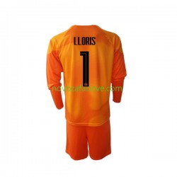 Nogometni Dres Francuska Hugo Lloris 1 Golmanski Dječji Gostujući Svjetsko prvenstvo 2022 Dugim Rukavima