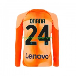 Nogometni Dres Inter Milan Andre Onana 24 Golmanski Muški Četvrti 2022-2023 Dugim Rukavima