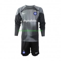 Nogometni Dres Inter Milan Golmanski Dječji Domaći 2022-2023 Dugim Rukavima