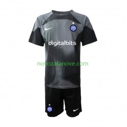 Nogometni Dres Inter Milan Golmanski Dječji Domaći 2022-2023 Kratkih Rukava