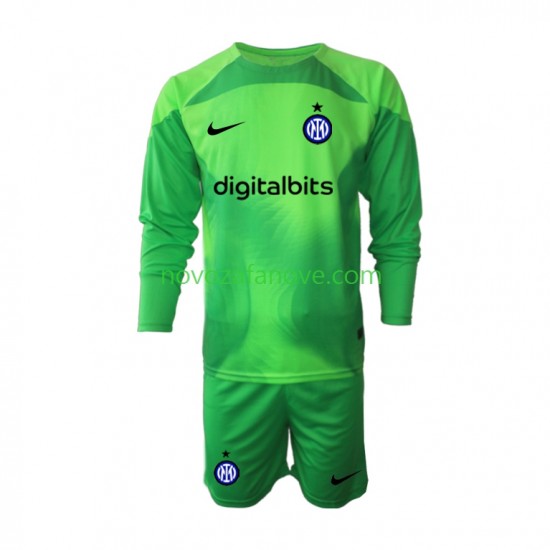 Nogometni Dres Inter Milan Golmanski Dječji Treći 2022-2023 Dugim Rukavima