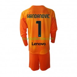 Nogometni Dres Inter Milan Samir Handanovic 1 Golmanski Dječji Četvrti 2022-2023 Dugim Rukavima