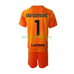 Nogometni Dres Inter Milan Samir Handanovic 1 Golmanski Dječji Četvrti 2022-2023 Kratkih Rukava