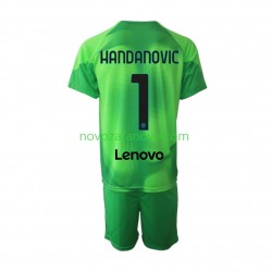 Nogometni Dres Inter Milan Samir Handanovic 1 Golmanski Dječji Treći 2022-2023 Kratkih Rukava