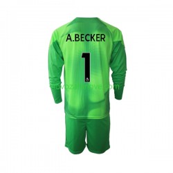 Nogometni Dres Liverpool A.Becker 1 Golmanski Dječji Treći 2022-2023 Dugim Rukavima