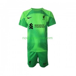 Nogometni Dres Liverpool Golmanski Dječji Treći 2022-2023 Kratkih Rukava