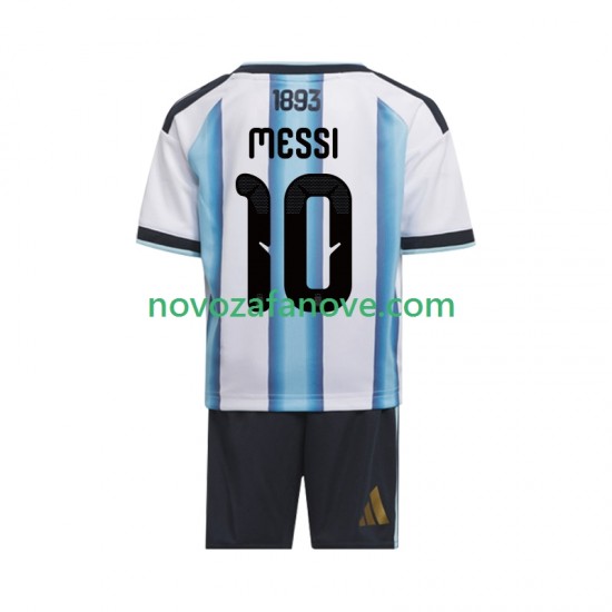 Nogometni Dres Argentina Lionel Messi 10 Dječji Domaći Svjetsko prvenstvo 2026 Kratkih Rukava