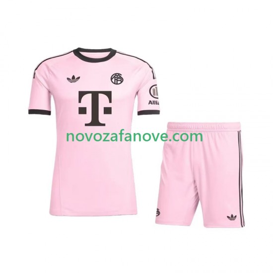 Nogometni Dres FC Bayern München UCL Golmanski Dječji Treći 2025-2026 Kratkih Rukava