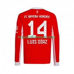 Nogometni Dres FC Bayern München Luis Diaz 14 Muški Domaći 2025-2026 Dugim Rukavima