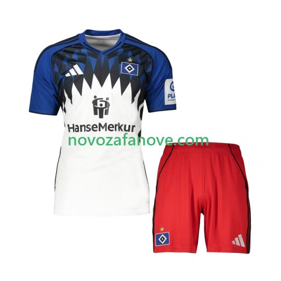 Nogometni Dres Hamburger SV Dječji Domaći 2025-2026 Kratkih Rukava