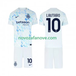 Nogometni Dres Inter Milan Lautaro Martinez 10 Dječji Gostujući 2025-2026 Kratkih Rukava