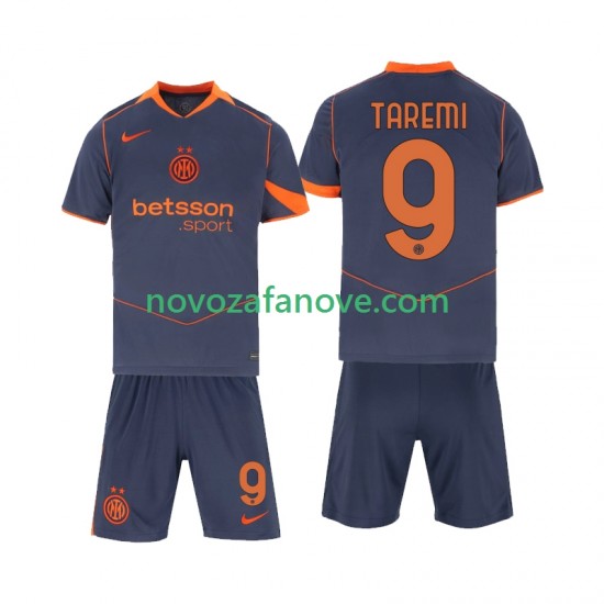 Nogometni Dres Inter Milan Marcus Thuram 9 Dječji Treći 2025-2026 Kratkih Rukava