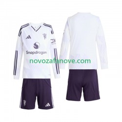 Nogometni Dres Manchester United Dječji Gostujući 2025-2026 Dugim Rukavima
