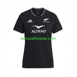 Nogometni Dres ALL BLACKS Ženska Domaći Rugby 2023 Kratkih Rukava