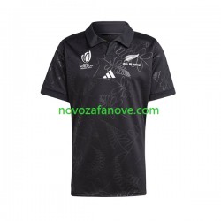 Nogometni Dres ALL BLACKS Muški Domaći Rugby World Cup 2023 Kratkih Rukava