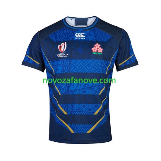 Nogometni Dres Japan Muški Gostujući Rugby World Cup 2023 Kratkih Rukava