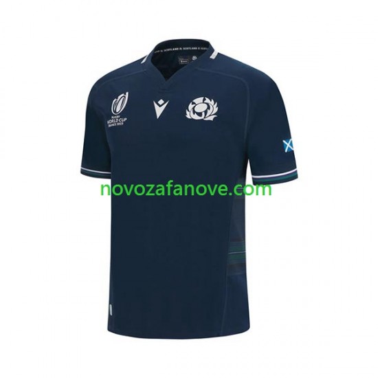 Nogometni Dres Škotska Muški Domaći Rugby World Cup 2023 Kratkih Rukava