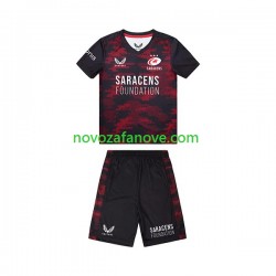 Nogometni Dres Saracens Dječji Domaći Rugby 2023 Kratkih Rukava
