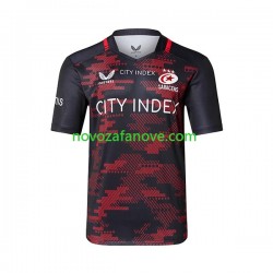 Nogometni Dres Saracens Muški Domaći Rugby 2023 Kratkih Rukava