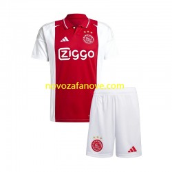 Nogometni Dres AFC Ajax Dječji Domaći 2024-2025 Kratkih Rukava