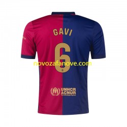 Nogometni Dres FC Barcelona GAVI 6 Muški Domaći 2024-2025 Kratkih Rukava