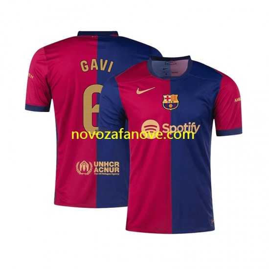 Nogometni Dres FC Barcelona GAVI 6 Muški Domaći 2024-2025 Kratkih Rukava