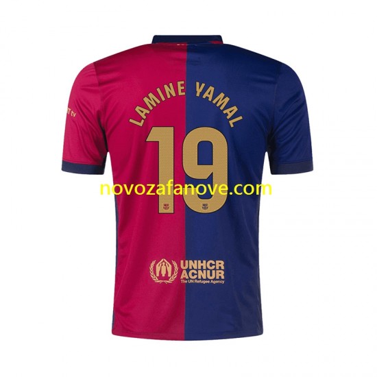 Nogometni Dres FC Barcelona Lamine Yamal 19 Muški Domaći 2024-2025 Kratkih Rukava