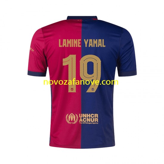 Nogometni Dres FC Barcelona UCL Font Lamine Yamal 19 Muški Domaći 2024-2025 Kratkih Rukava