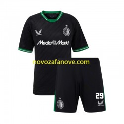 Nogometni Dres Feyenoord Rotterdam Santiago Gimenez 29 Dječji Gostujući 2024-2025 Kratkih Rukava