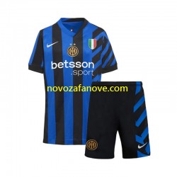 Nogometni Dres Inter Milan Dječji Domaći 2024-2025 Kratkih Rukava