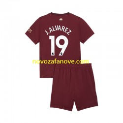 Nogometni Dres Manchester City Julian Alvarez 19 Dječji Treći 2024-2025 Kratkih Rukava