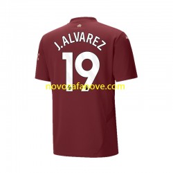 Nogometni Dres Manchester City Julian Alvarez 19 Muški Treći 2024-2025 Kratkih Rukava