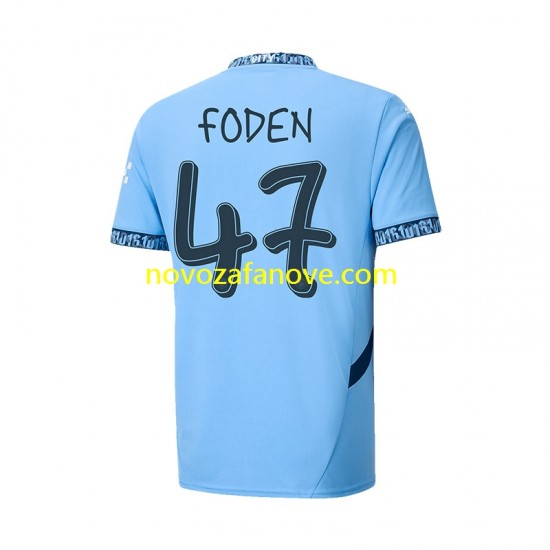 Nogometni Dres Manchester City UCL Font FODEN 47 Muški Domaći 2024-2025 Kratkih Rukava