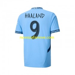 Nogometni Dres Manchester City UCL Font Haaland 9 Muški Domaći 2024-2025 Kratkih Rukava