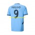 Nogometni Dres Manchester City UCL Font Haaland 9 Muški Domaći 2024-2025 Kratkih Rukava