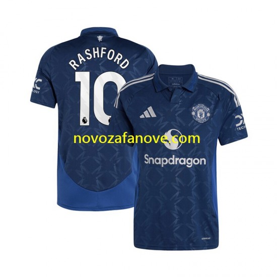 Nogometni Dres Manchester United Marcus Rashford 10 Muški Gostujući 2024-2025 Kratkih Rukava