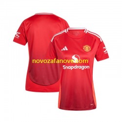 Nogometni Dres Manchester United Ženska Domaći 2024-2025 Kratkih Rukava