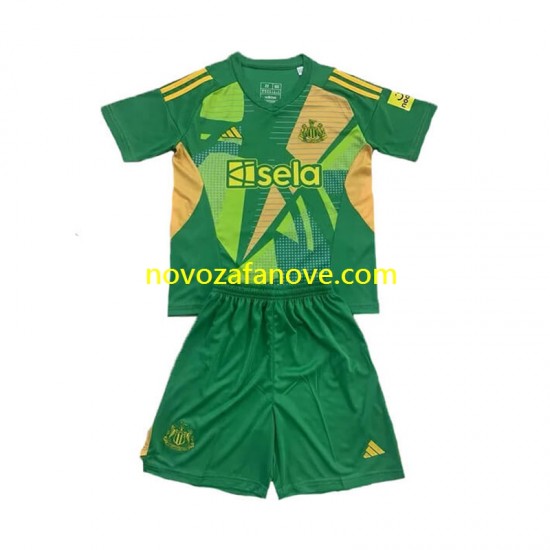 Nogometni Dres Newcastle United Golmanski Dječji Domaći 2024-2025 Kratkih Rukava