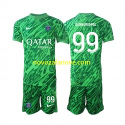 Nogometni Dres Paris Saint-Germain Gianluigi Donnarumma 99 Golmanski Dječji Gostujući 2024-2025 Kratkih Rukava