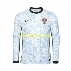 Nogometni Dres Portugal Muški Gostujući Euro 2024 Dugim Rukavima
