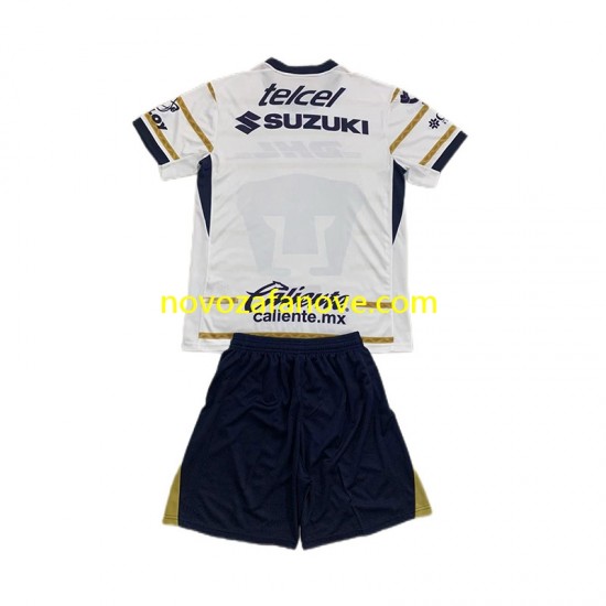 Nogometni Dres Pumas UNAM Dječji Domaći 2024-2025 Kratkih Rukava