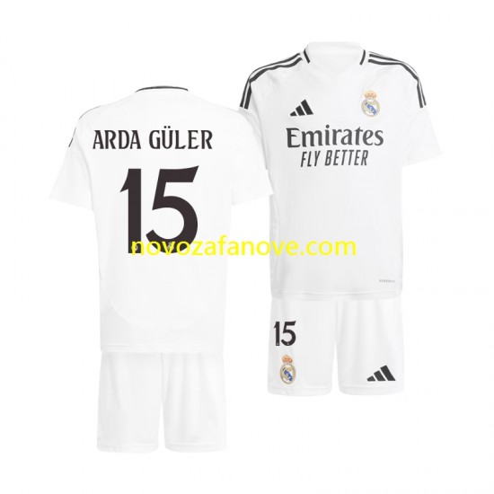 Nogometni Dres Real Madrid Arda Guler 15 Dječji Domaći 2024-2025 Kratkih Rukava