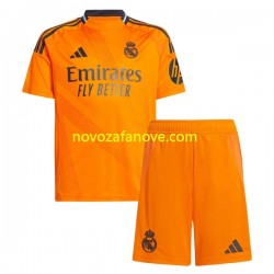 Nogometni Dres Real Madrid Dječji Gostujući 2024-2025 Kratkih Rukava