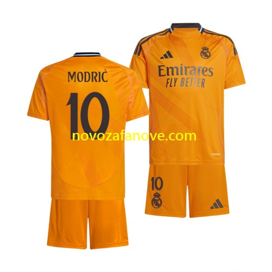 Nogometni Dres Real Madrid Luka Modrić 10 Dječji Gostujući 2024-2025 Kratkih Rukava