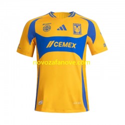 Nogometni Dres Tigres UANL Muški Domaći 2024-2025 Kratkih Rukava