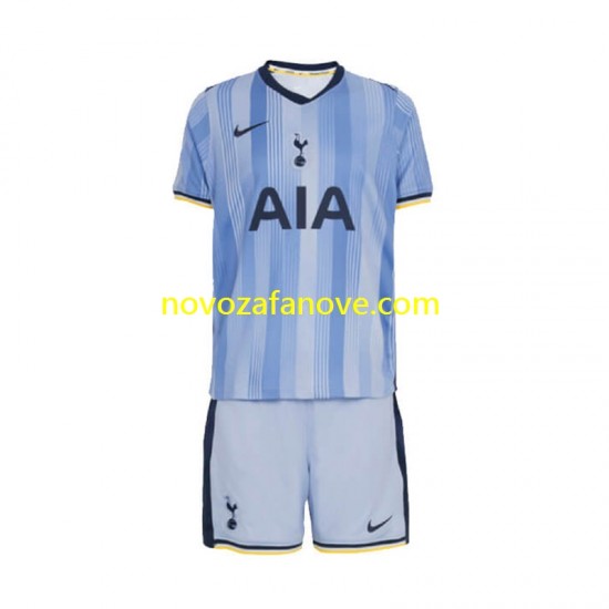 Nogometni Dres Tottenham Hotspur Dječji Gostujući 2024-2025 Kratkih Rukava