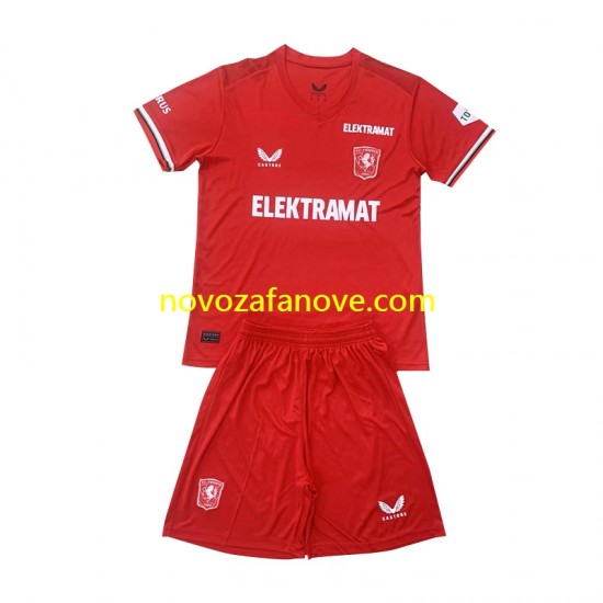 Nogometni Dres Twente Dječji Domaći 2024-2025 Kratkih Rukava