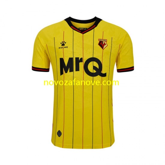 Nogometni Dres Watford Muški Domaći 2024-2025 Kratkih Rukava